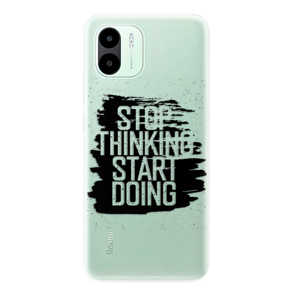 Odolné silikónové puzdro iSaprio - Start Doing - black - Xiaomi Redmi A1 / A2