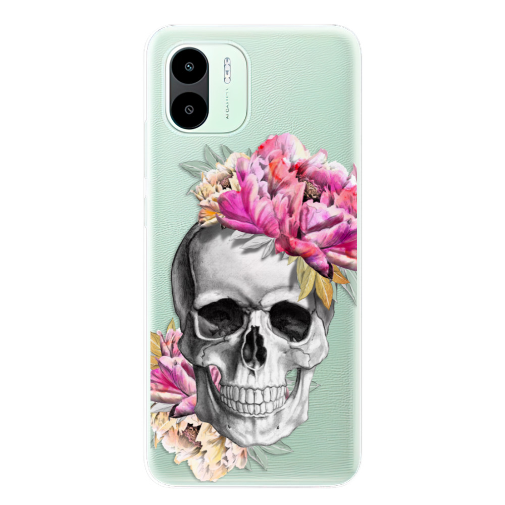 Odolné silikónové puzdro iSaprio - Pretty Skull - Xiaomi Redmi A1 / A2