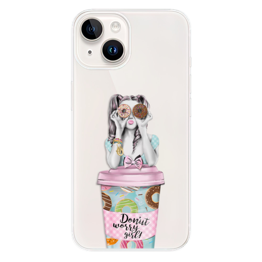 Odolné silikónové puzdro iSaprio - Donut Worry - iPhone 15