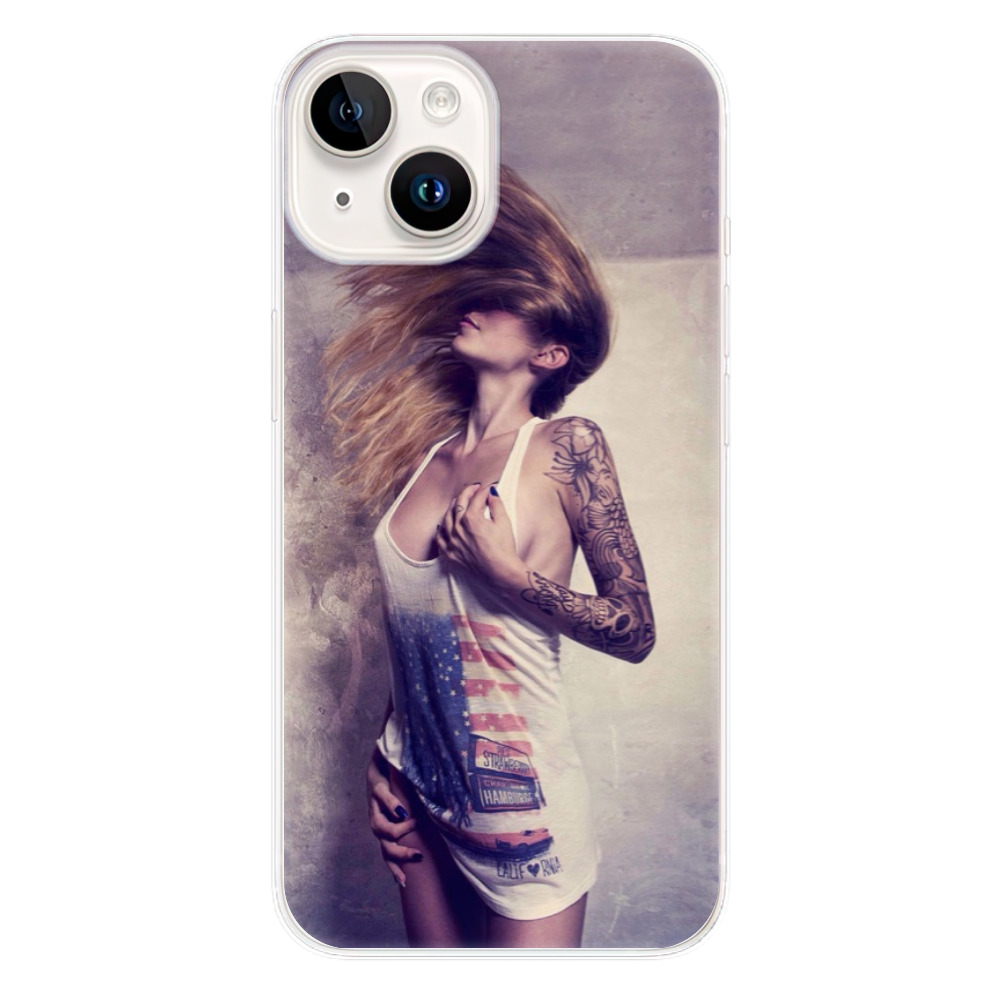 Odolné silikónové puzdro iSaprio - Girl 01 - iPhone 15