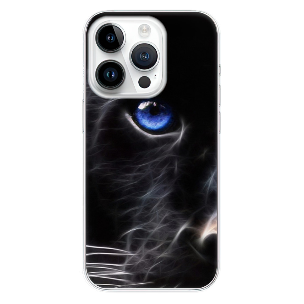 Odolné silikónové puzdro iSaprio - Black Puma - iPhone 15 Pro