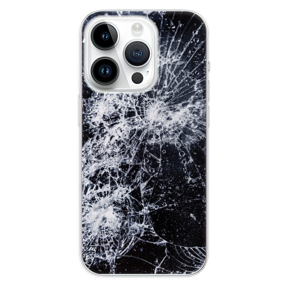 Odolné silikónové puzdro iSaprio - Cracked - iPhone 15 Pro