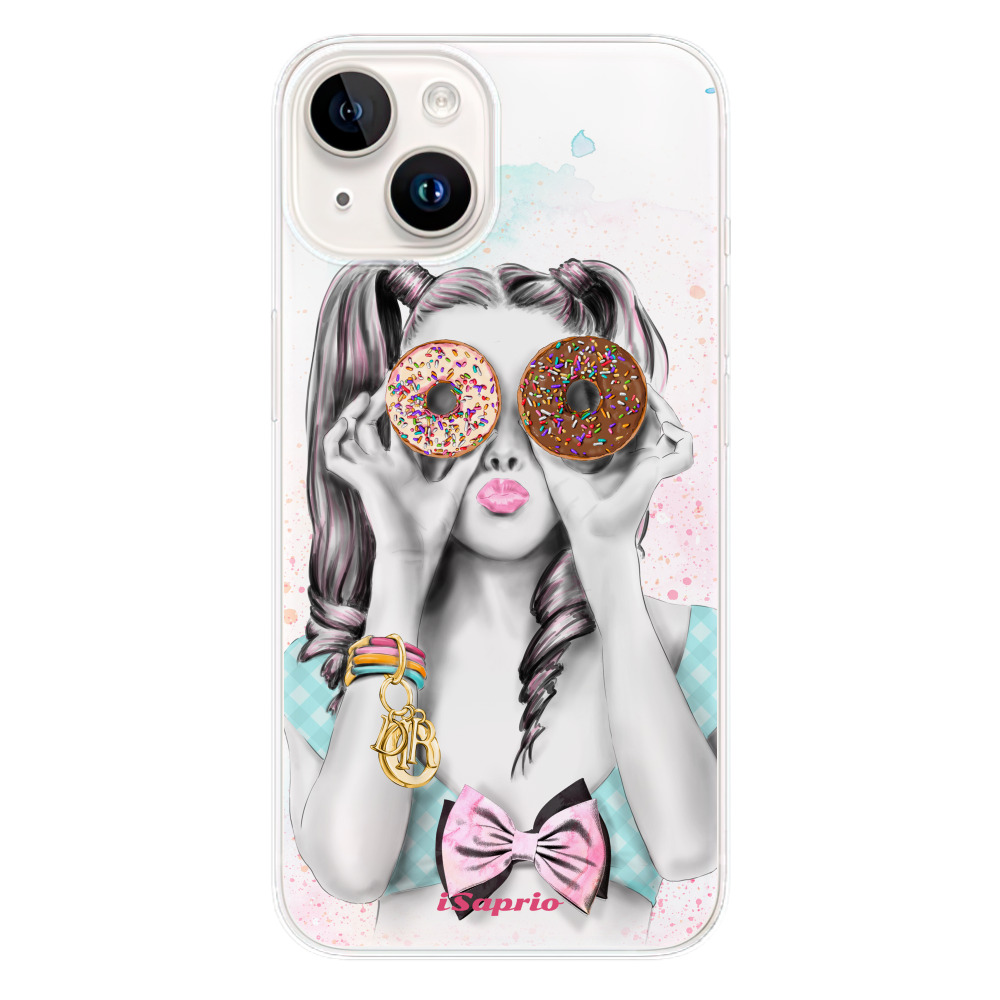 Odolné silikónové puzdro iSaprio - Donuts 10 - iPhone 15 Plus