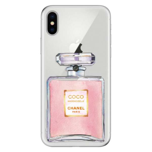 Odolné silikónové puzdro iSaprio - Chanel Rose - iPhone X