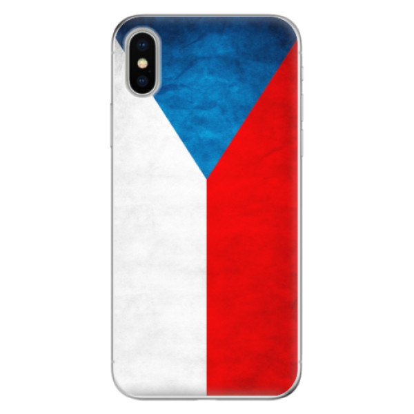 Odolné silikónové puzdro iSaprio - Czech Flag - iPhone X