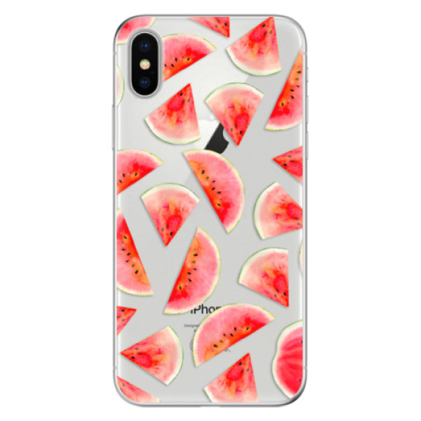 Odolné silikónové puzdro iSaprio - Melon Pattern 02 - iPhone X