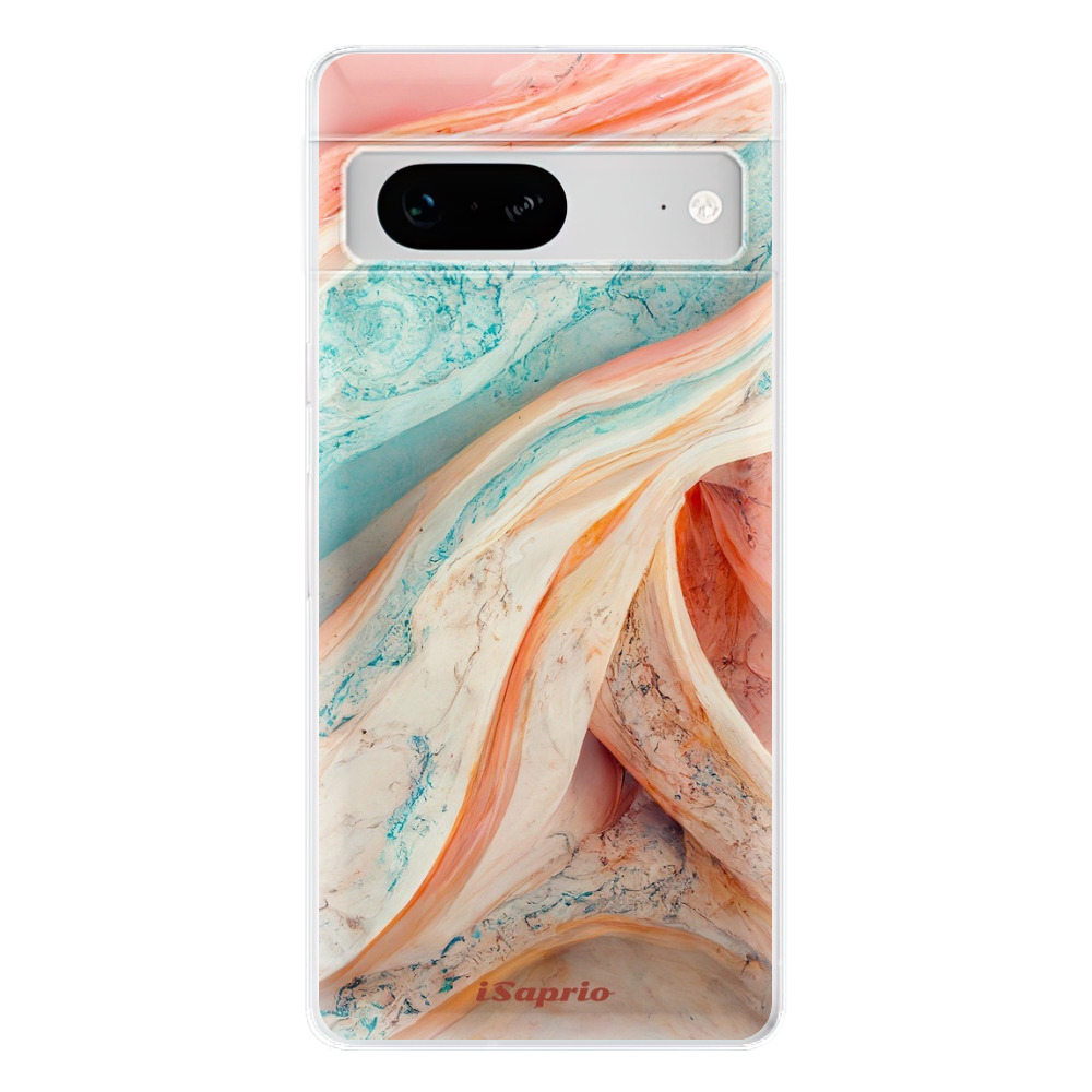 Odolné silikónové puzdro iSaprio - Orange and Blue - Google Pixel 7 5G