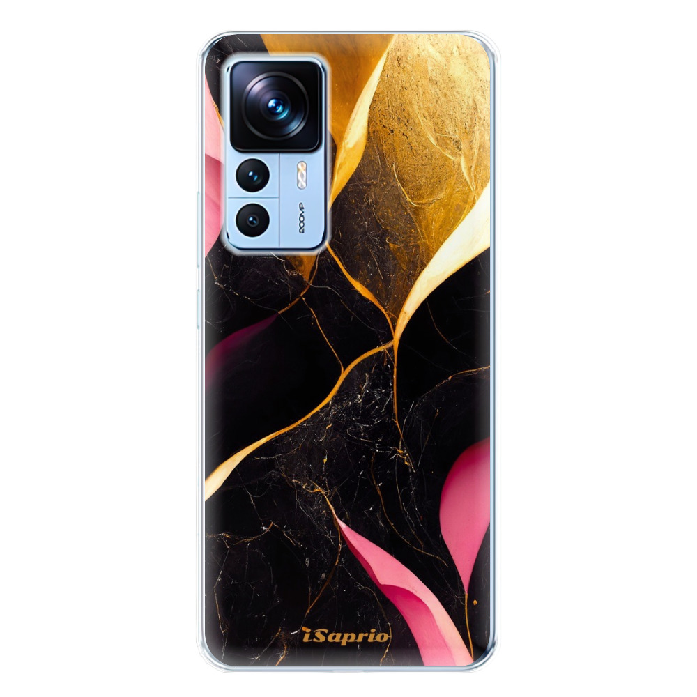 Odolné silikónové puzdro iSaprio - Gold Pink Marble - Xiaomi 12T / 12T Pro