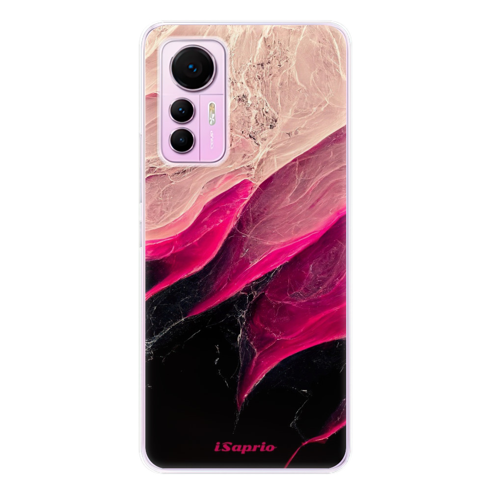 Odolné silikónové puzdro iSaprio - Black and Pink - Xiaomi 12 Lite