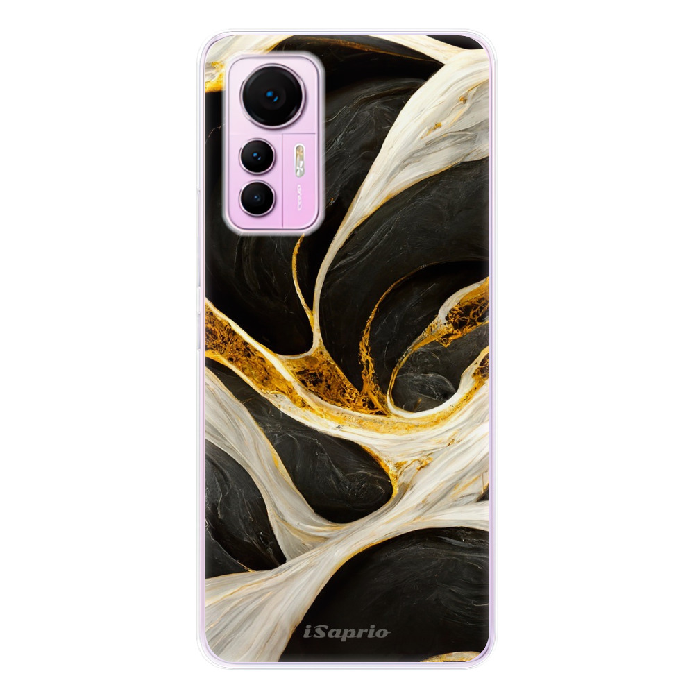 Odolné silikónové puzdro iSaprio - Black and Gold - Xiaomi 12 Lite