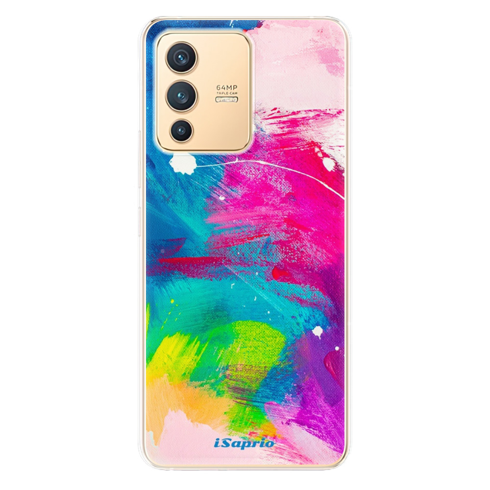 Odolné silikónové puzdro iSaprio - Abstract Paint 03 - Vivo V23 5G