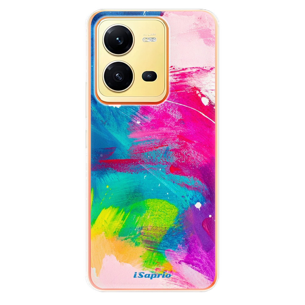 Odolné silikónové puzdro iSaprio - Abstract Paint 03 - Vivo X80 Lite 5G