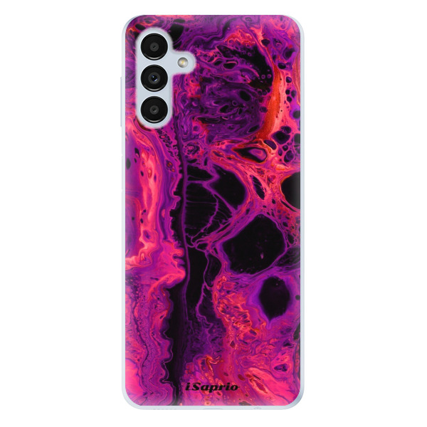 Odolné silikónové puzdro iSaprio - Abstract Dark 01 - Samsung Galaxy A13 5G
