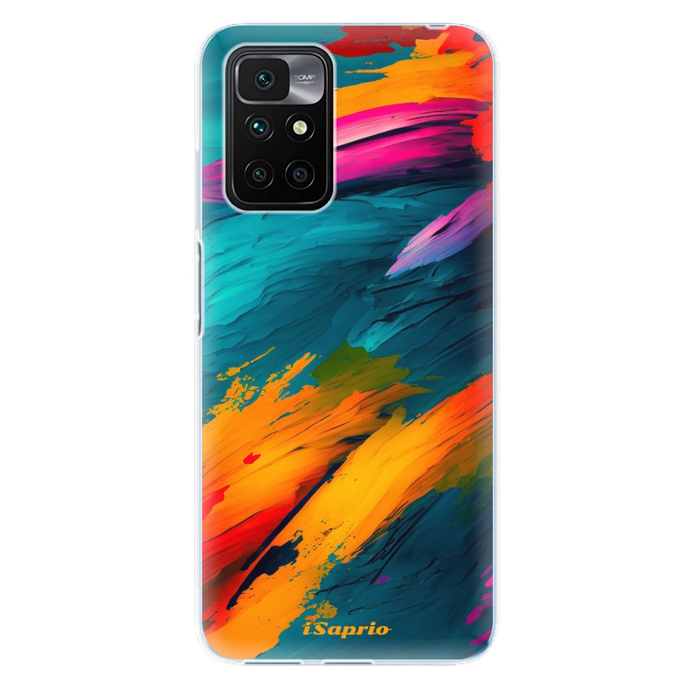 Odolné silikónové puzdro iSaprio - Blue Paint - Xiaomi Redmi 10