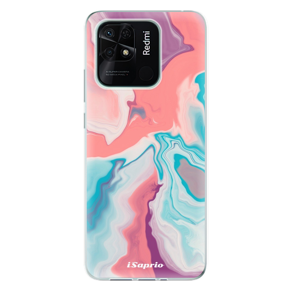 Odolné silikónové puzdro iSaprio - New Liquid - Xiaomi Redmi 10C