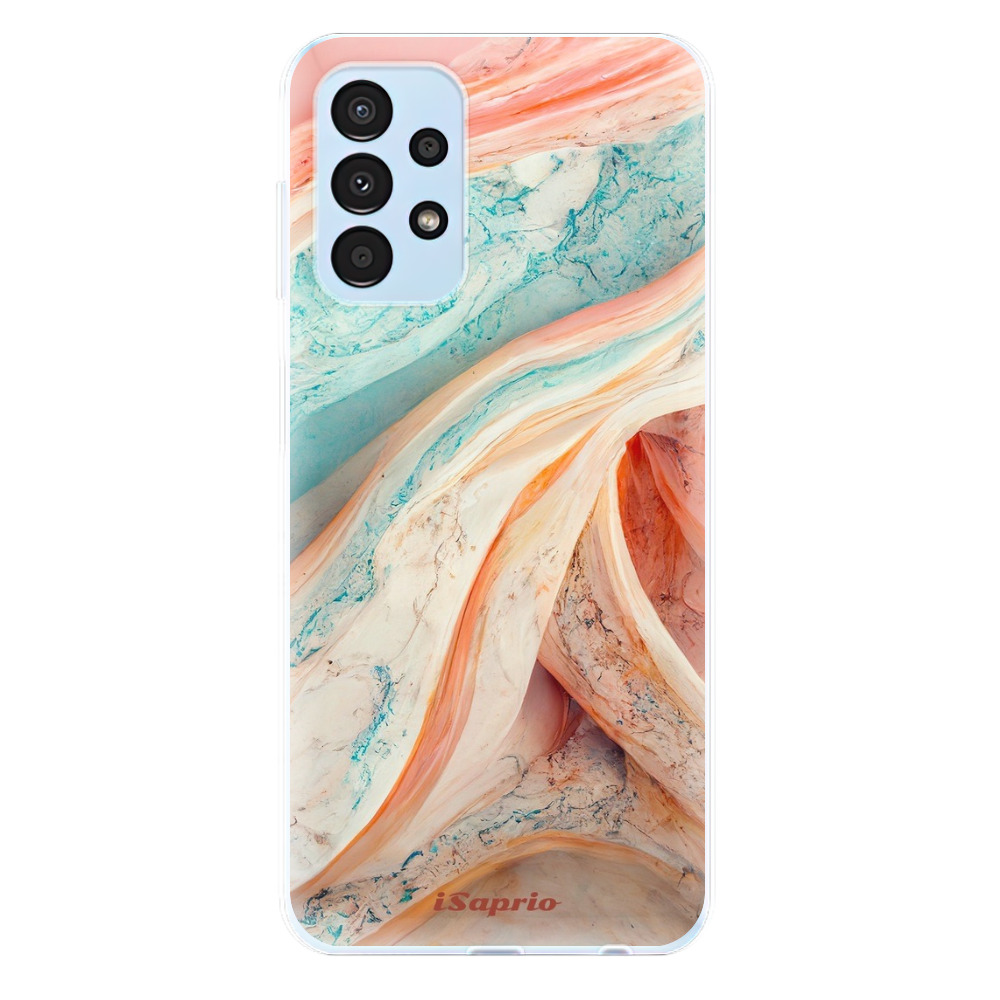 Odolné silikónové puzdro iSaprio - Orange and Blue - Samsung Galaxy A13