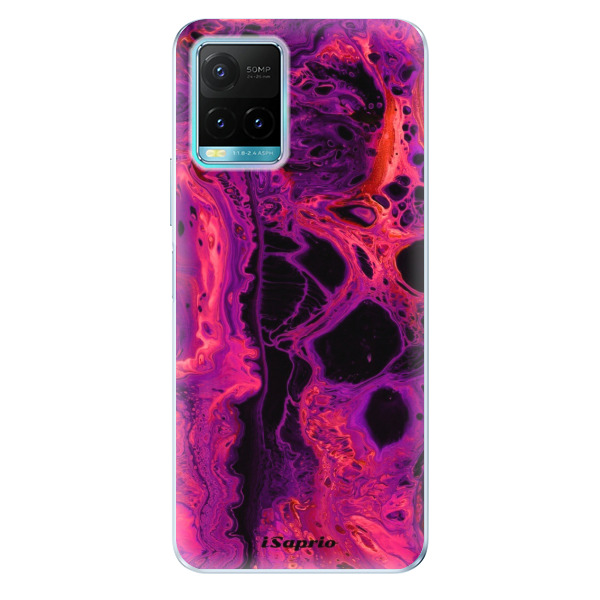 Odolné silikónové puzdro iSaprio - Abstract Dark 01 - Vivo Y21 / Y21s / Y33s