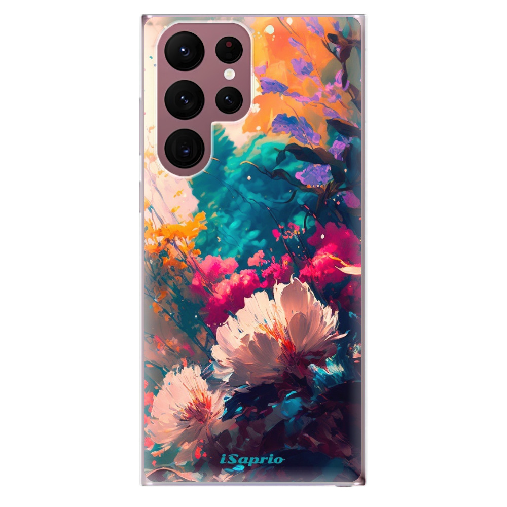 Odolné silikónové puzdro iSaprio - Flower Design - Samsung Galaxy S22 Ultra 5G
