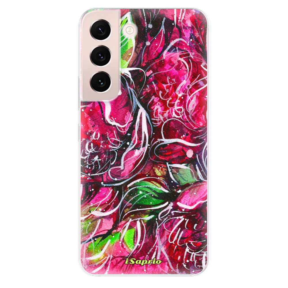 Odolné silikónové puzdro iSaprio - Burgundy - Samsung Galaxy S22+ 5G