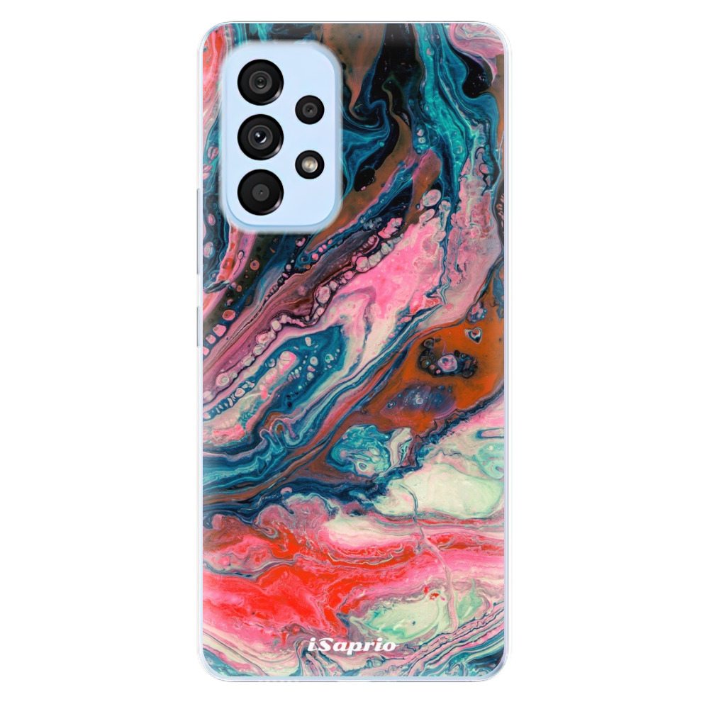 Odolné silikónové puzdro iSaprio - Abstract Paint 01 - Samsung Galaxy A53 5G