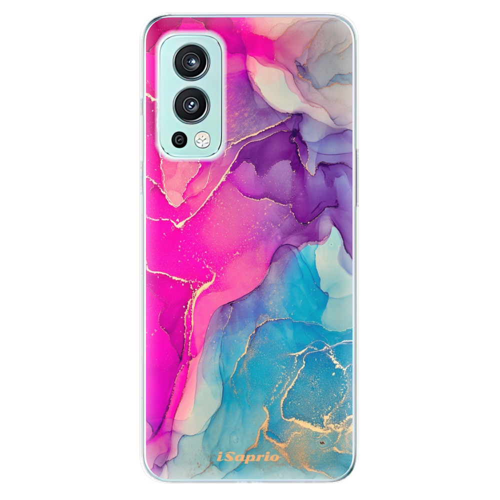 Odolné silikónové puzdro iSaprio - Purple Ink - OnePlus Nord 2 5G