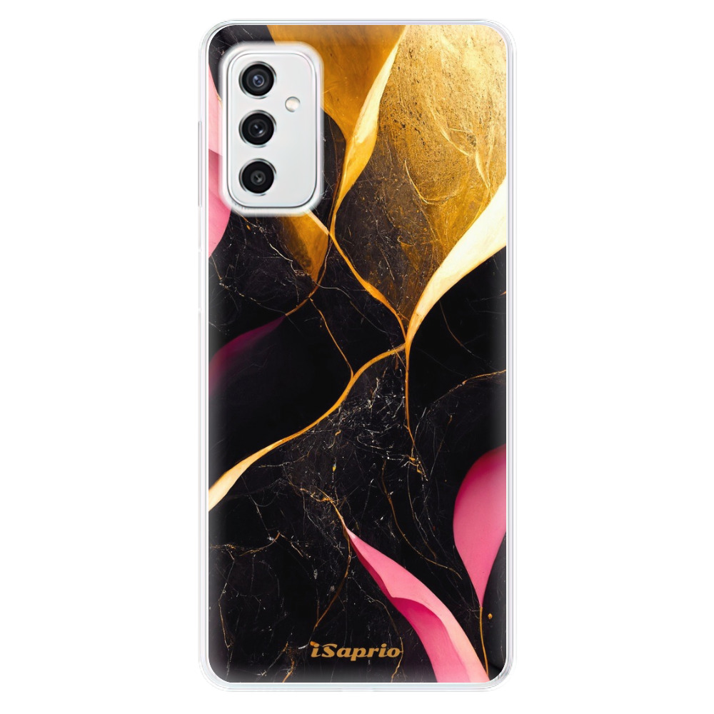 Odolné silikónové puzdro iSaprio - Gold Pink Marble - Samsung Galaxy M52 5G