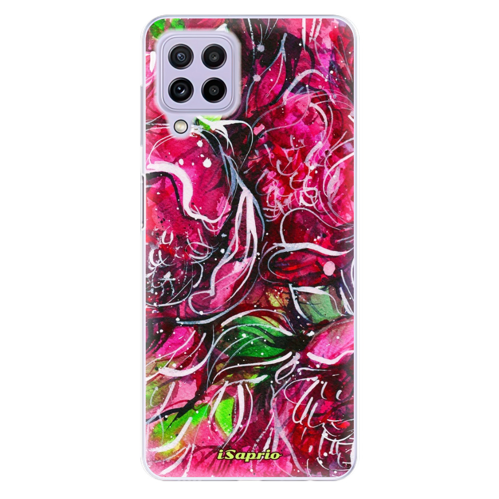 Odolné silikónové puzdro iSaprio - Burgundy - Samsung Galaxy A22