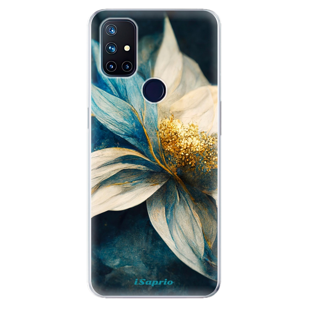 Odolné silikónové puzdro iSaprio - Blue Petals - OnePlus Nord N10 5G