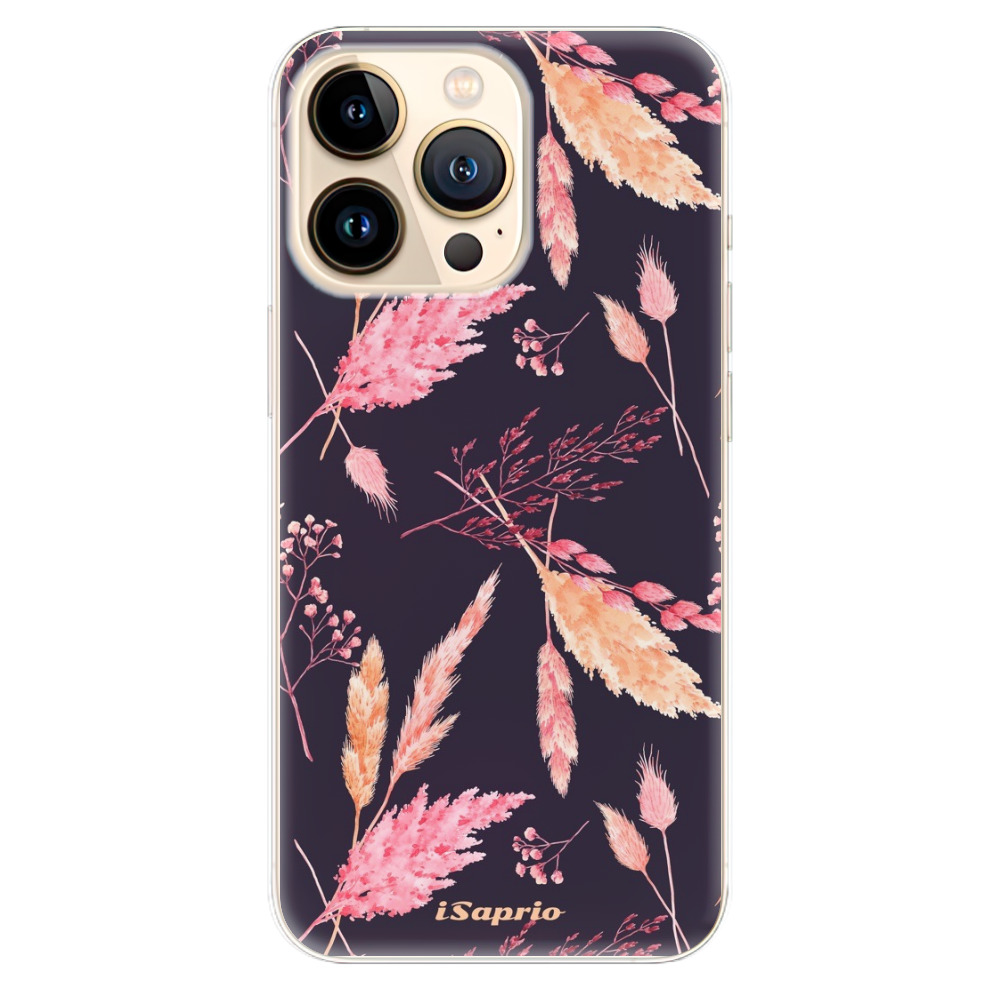 Odolné silikónové puzdro iSaprio - Herbal Pattern - iPhone 13 Pro