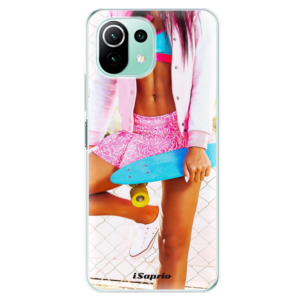Odolné silikónové puzdro iSaprio - Skate girl 01 - Xiaomi Mi 11 Lite