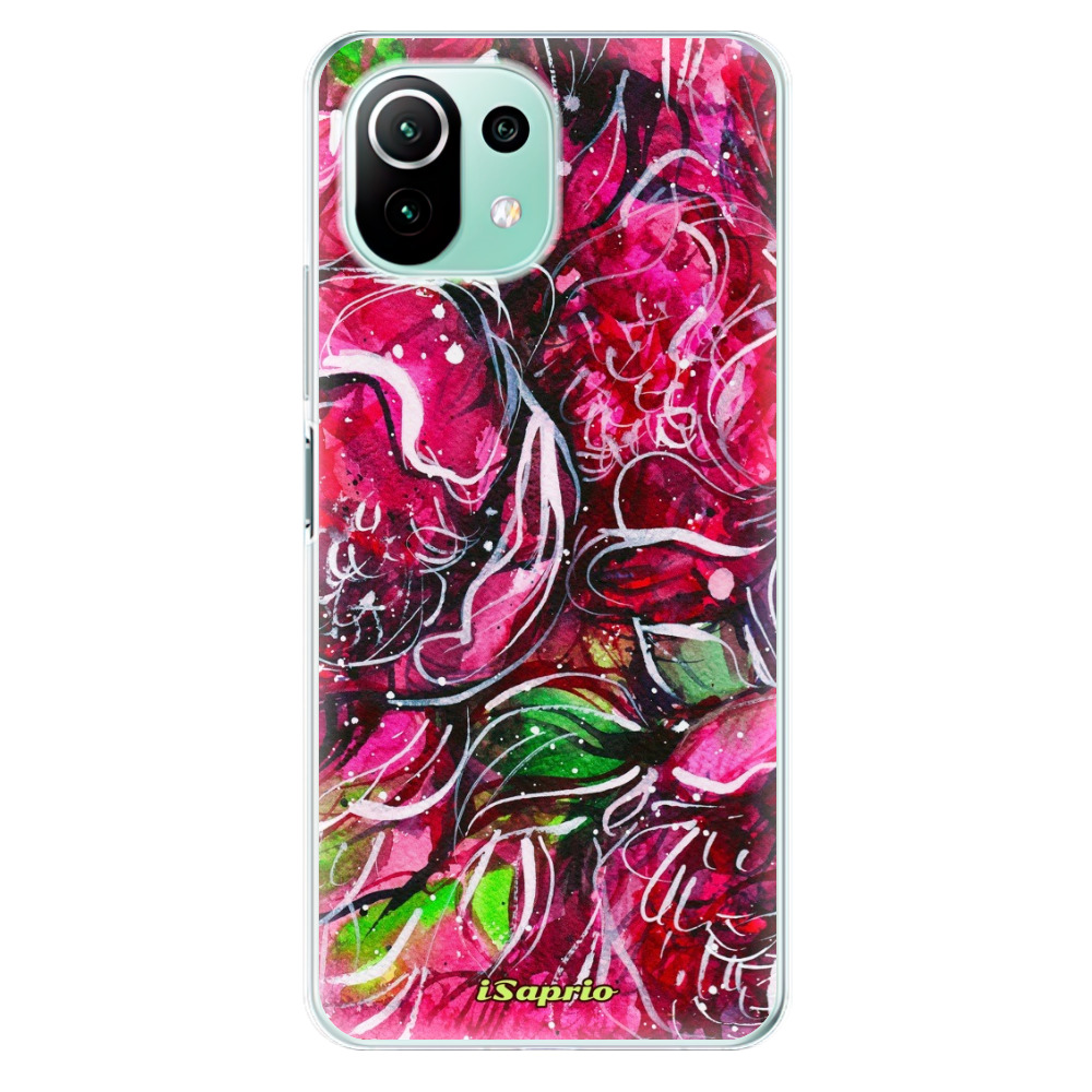 Odolné silikónové puzdro iSaprio - Burgundy - Xiaomi Mi 11 Lite