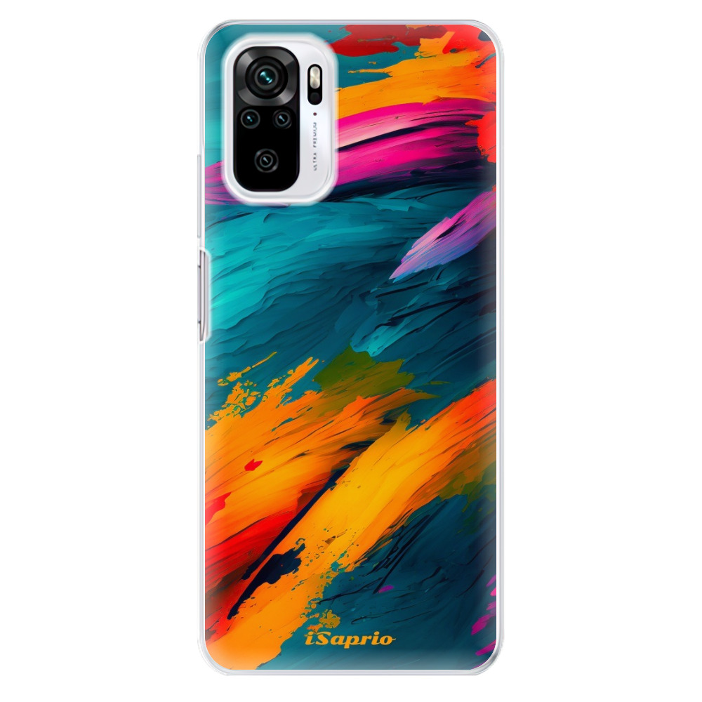 Odolné silikónové puzdro iSaprio - Blue Paint - Xiaomi Redmi Note 10 / Note 10S