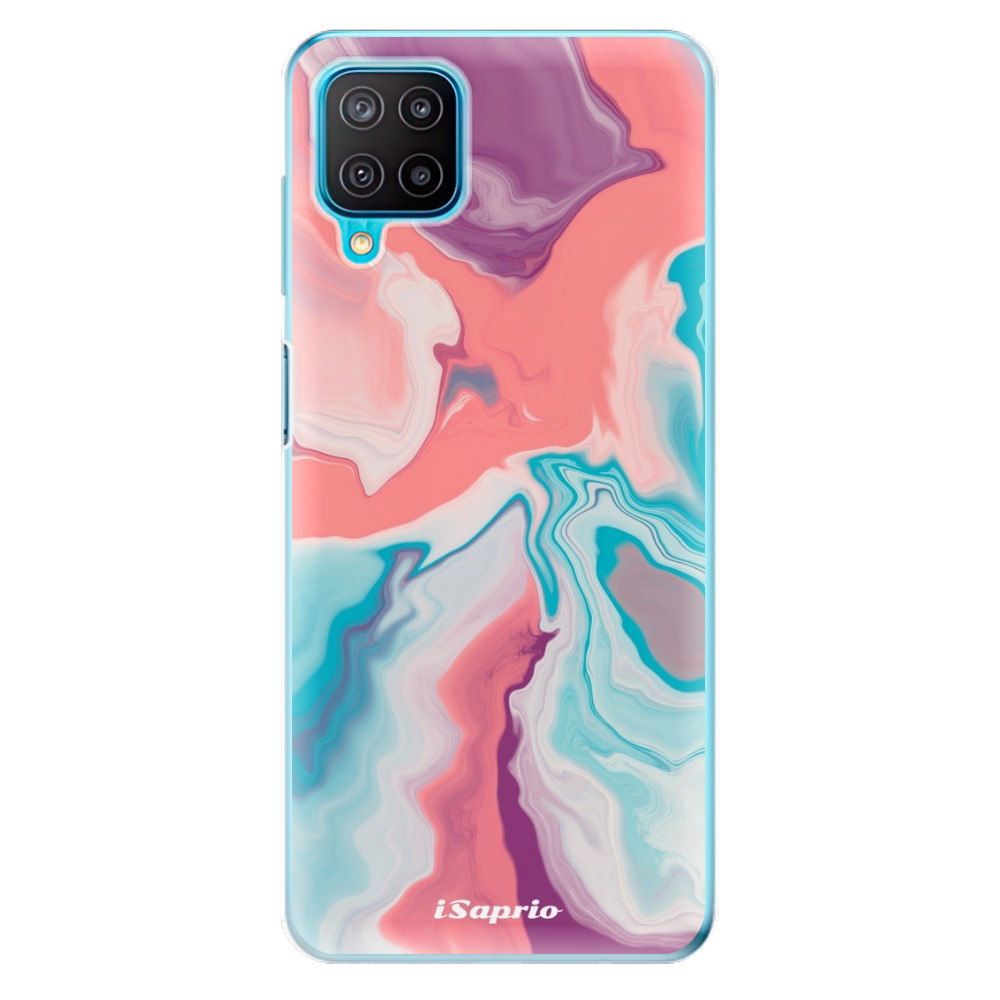 Odolné silikónové puzdro iSaprio - New Liquid - Samsung Galaxy M12