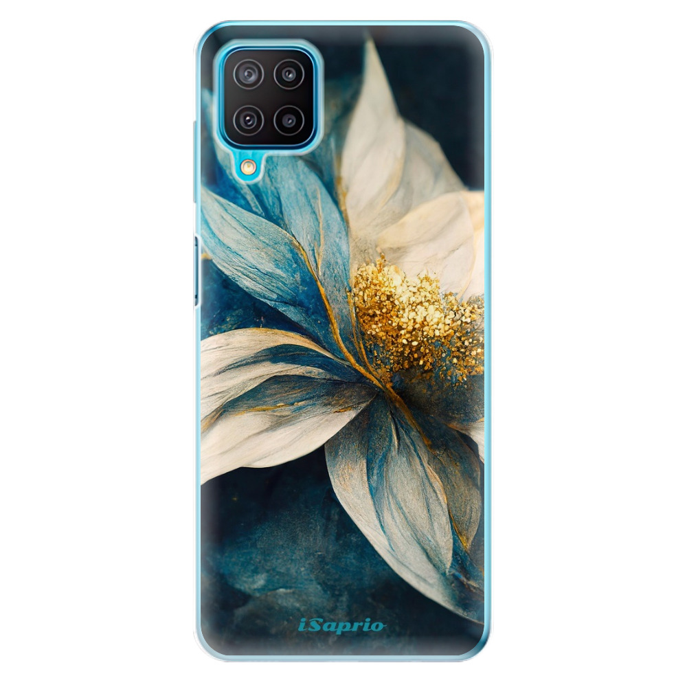 Odolné silikónové puzdro iSaprio - Blue Petals - Samsung Galaxy M12