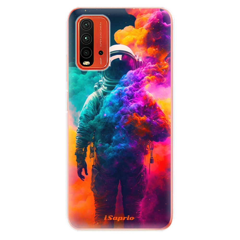 Odolné silikónové puzdro iSaprio - Astronaut in Colors - Xiaomi Redmi 9T