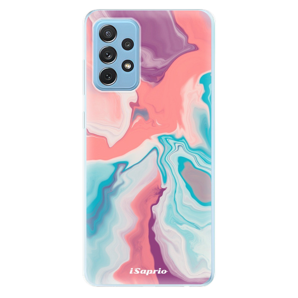 Odolné silikónové puzdro iSaprio - New Liquid - Samsung Galaxy A72