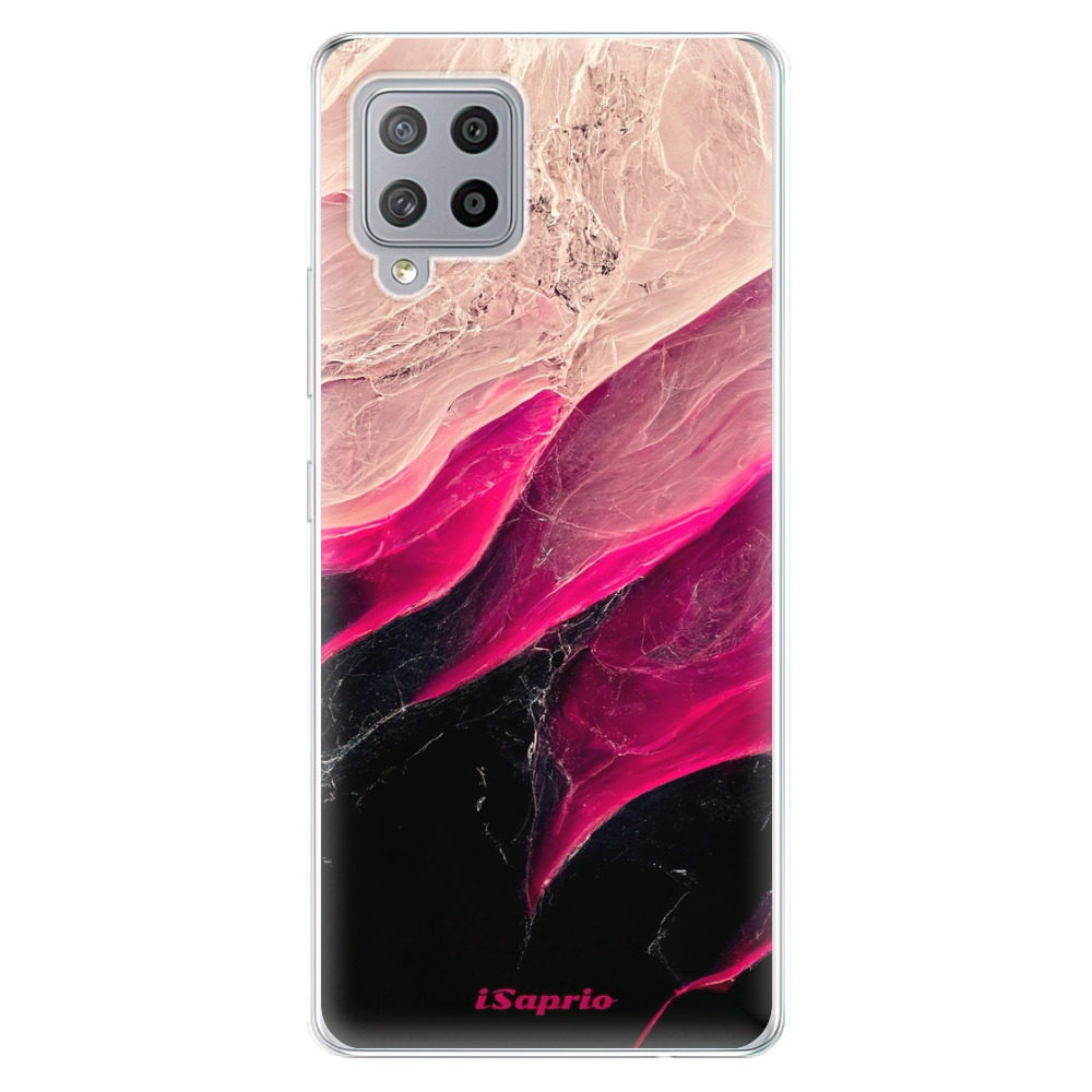 Odolné silikónové puzdro iSaprio - Black and Pink - Samsung Galaxy A42