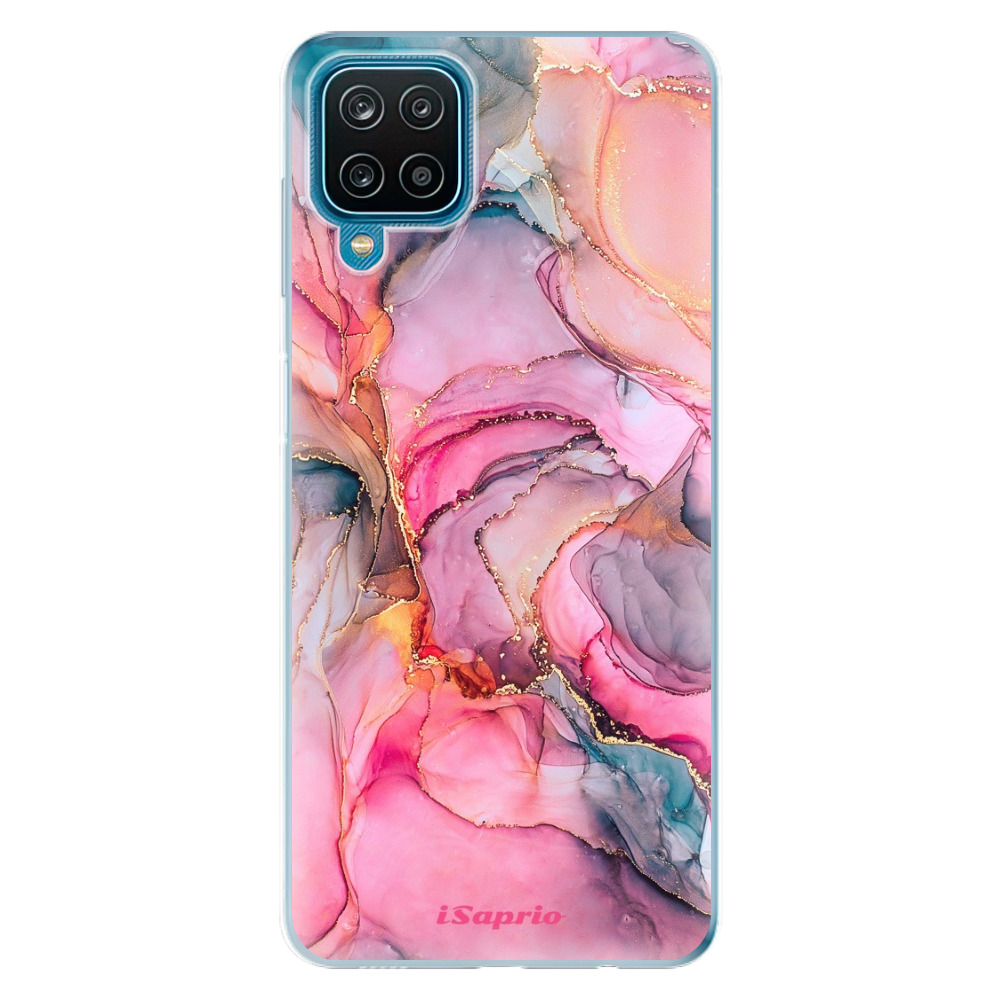 Odolné silikónové puzdro iSaprio - Golden Pastel - Samsung Galaxy A12