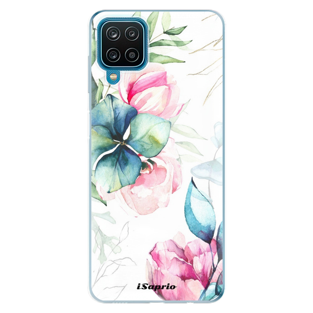 Odolné silikónové puzdro iSaprio - Flower Art 01 - Samsung Galaxy A12