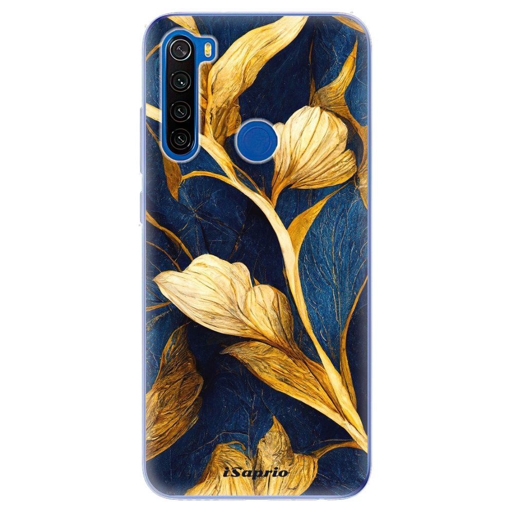 Odolné silikónové puzdro iSaprio - Gold Leaves - Xiaomi Redmi Note 8T