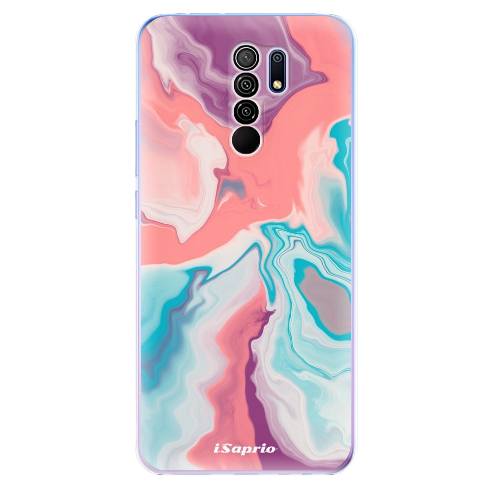 Odolné silikónové puzdro iSaprio - New Liquid - Xiaomi Redmi 9
