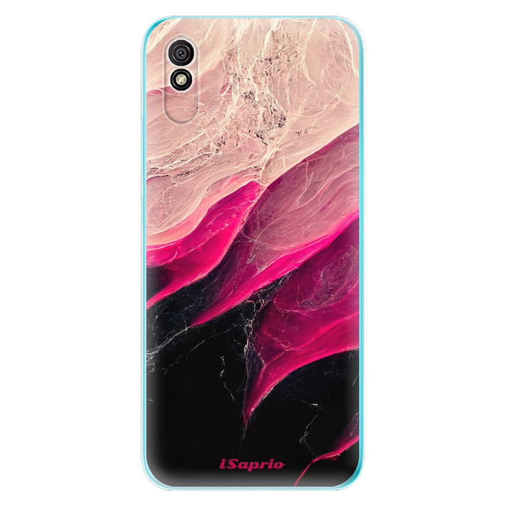 Odolné silikónové puzdro iSaprio - Black and Pink - Xiaomi Redmi 9A