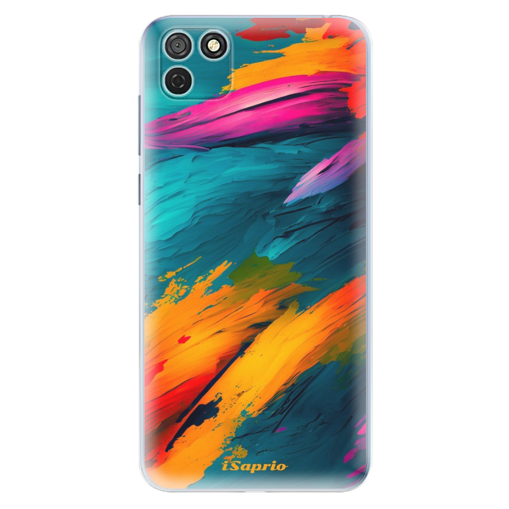 Odolné silikónové puzdro iSaprio - Blue Paint - Honor 9S