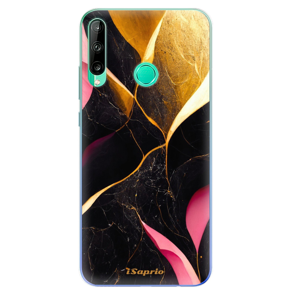 Odolné silikónové puzdro iSaprio - Gold Pink Marble - Huawei P40 Lite E
