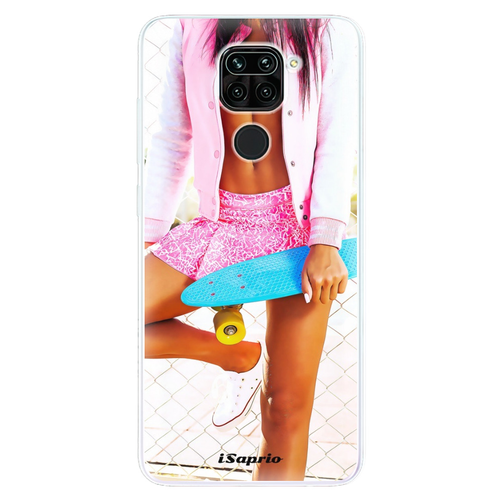 Odolné silikónové puzdro iSaprio - Skate girl 01 - Xiaomi Redmi Note 9