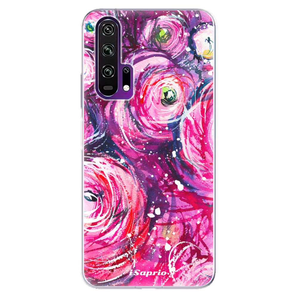 Odolné silikónové puzdro iSaprio - Pink Bouquet - Honor 20 Pro