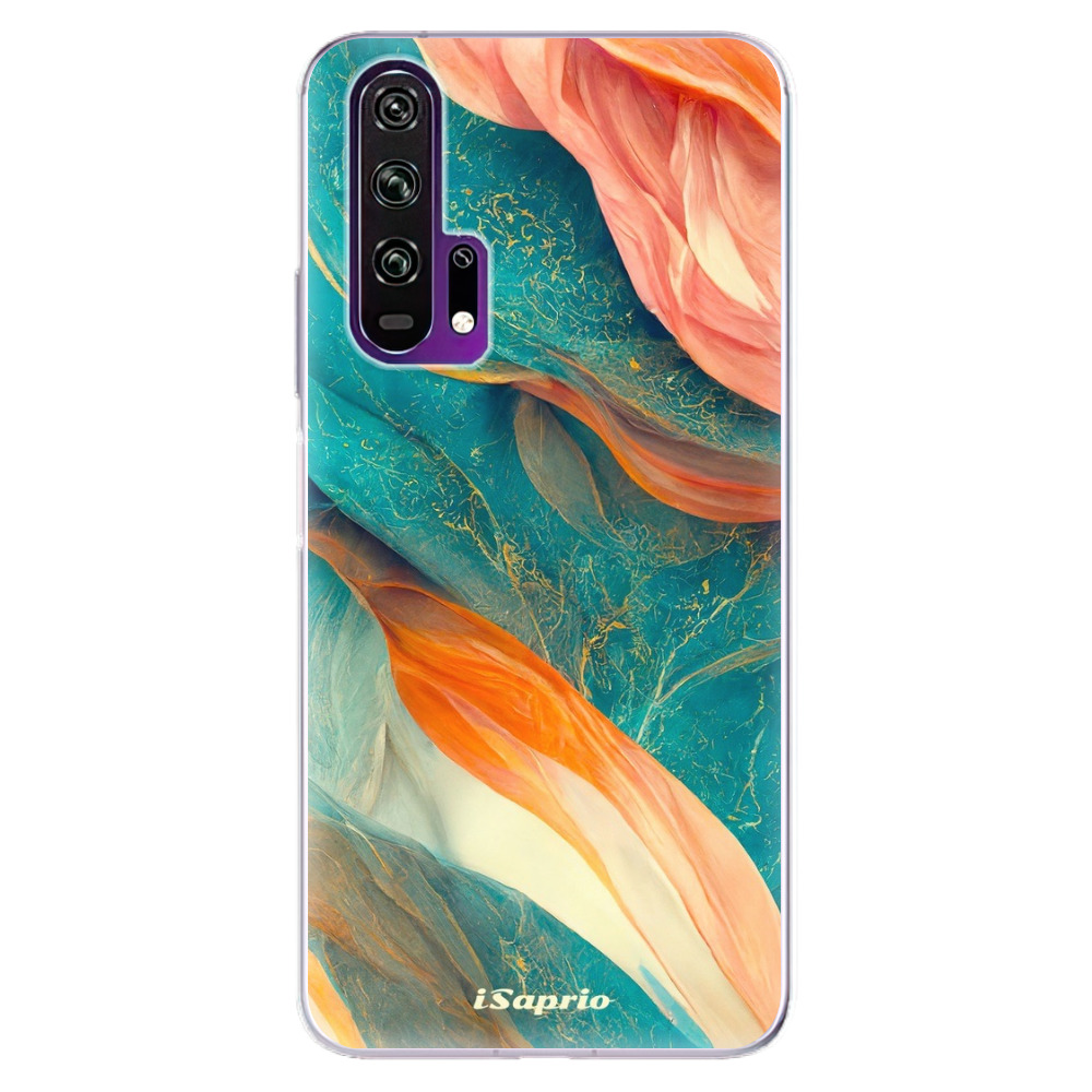 Odolné silikónové puzdro iSaprio - Abstract Marble - Honor 20 Pro