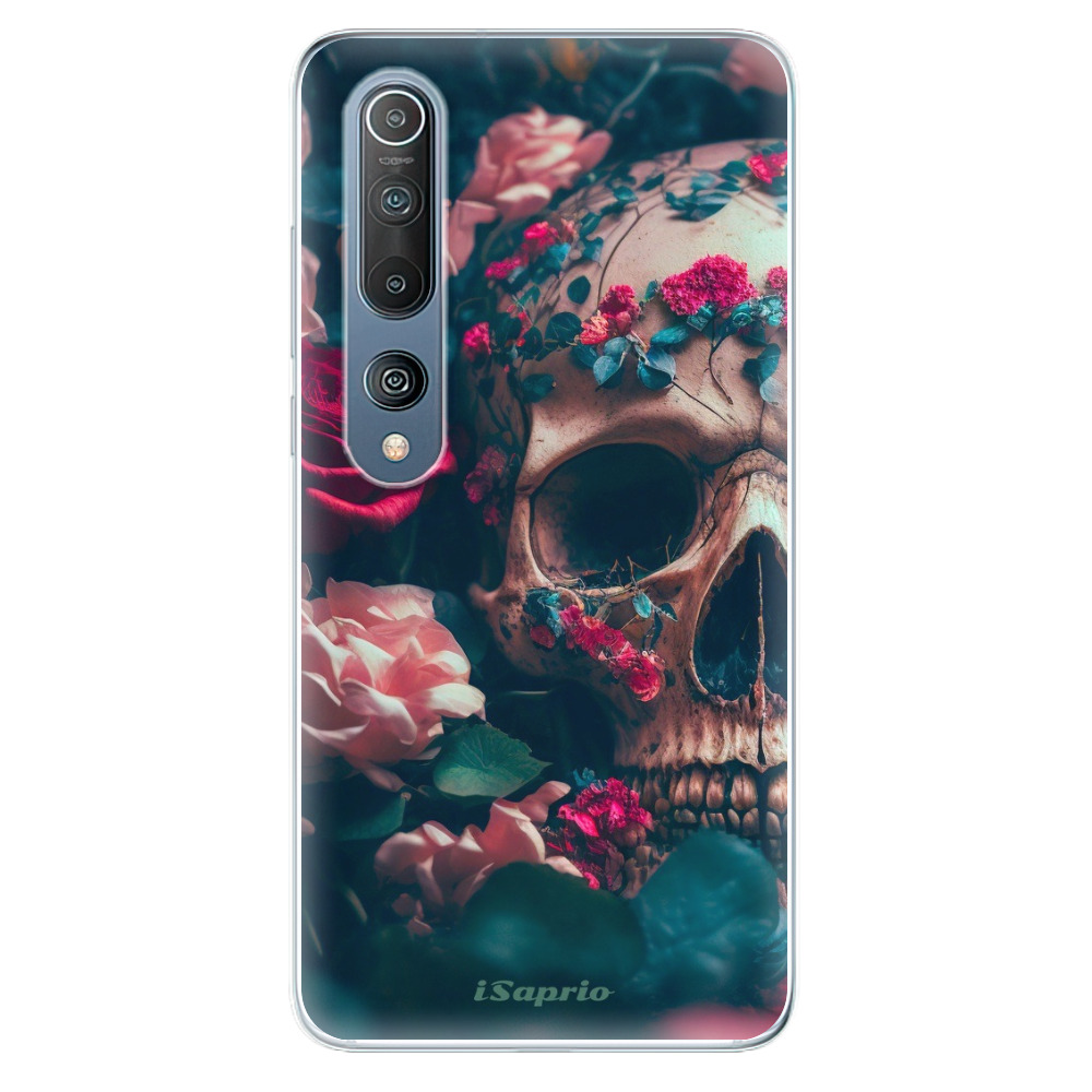 Odolné silikónové puzdro iSaprio - Skull in Roses - Xiaomi Mi 10 / Mi 10 Pro