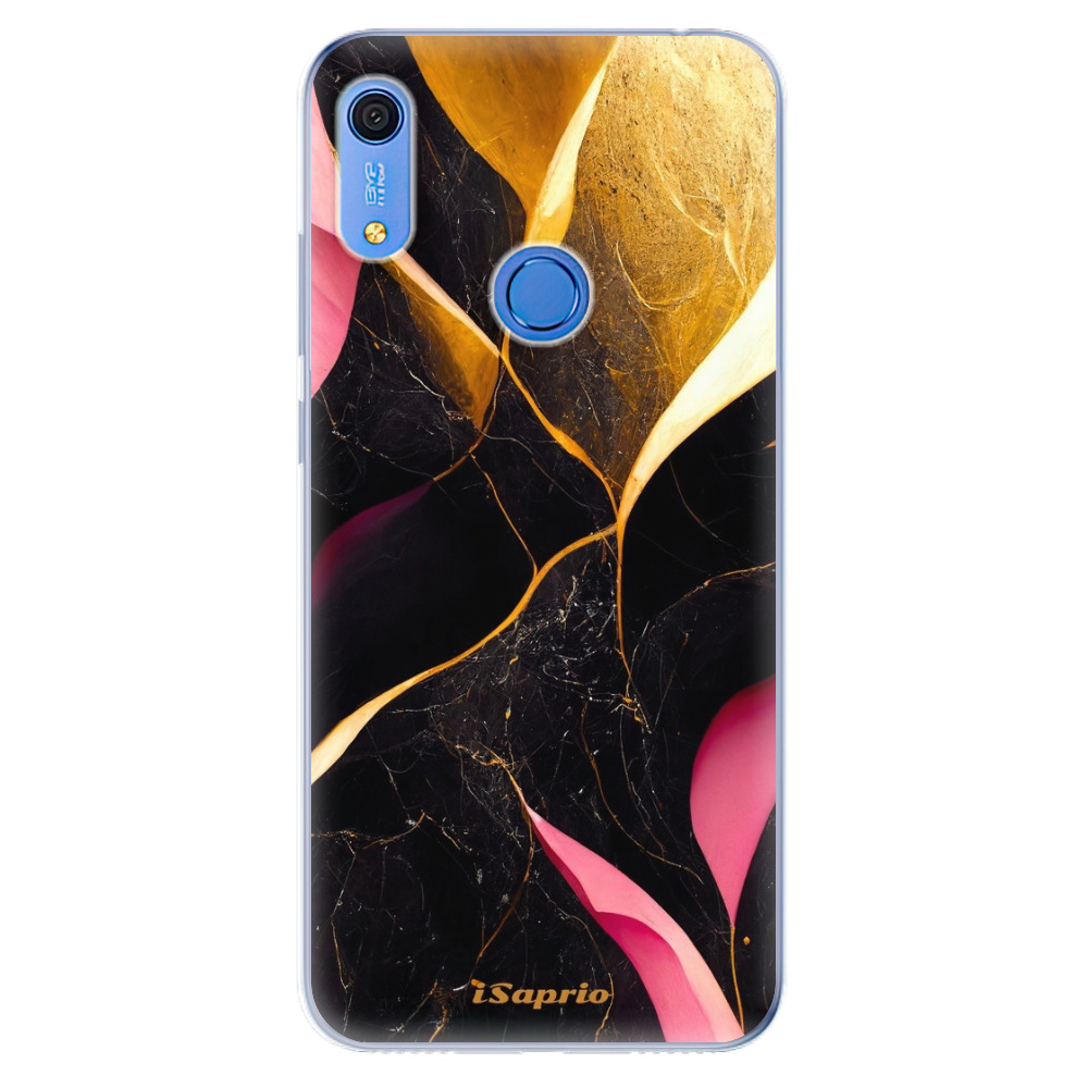 Odolné silikónové puzdro iSaprio - Gold Pink Marble - Huawei Y6s