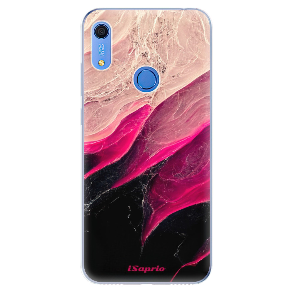 Odolné silikónové puzdro iSaprio - Black and Pink - Huawei Y6s